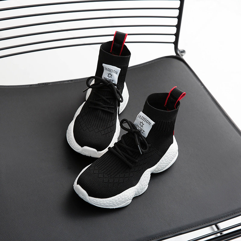 White/Black Sport Shoes