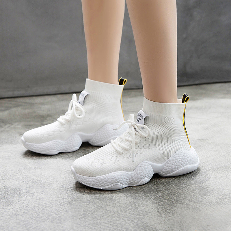 White/Black Sport Shoes