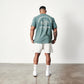 Sport Loose Spandex Stretch Wash Dumbbell Short Sleeve T-shirt