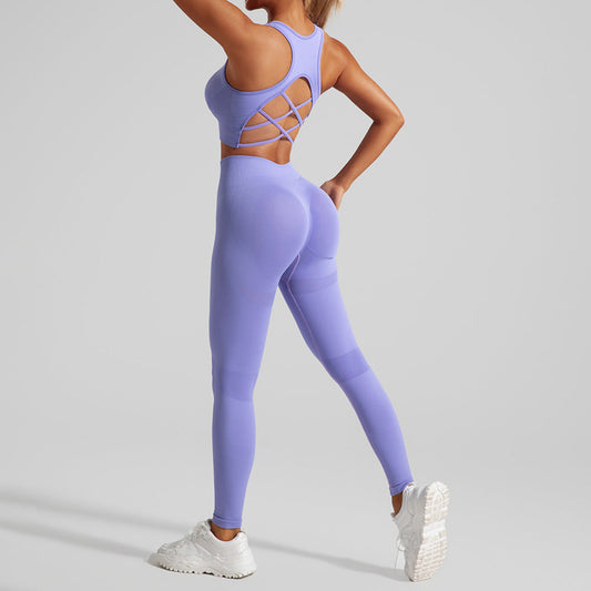 Hip Lifting Sport Leggings Yoga Clothes Suit