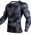 Compression Shirt Men Gym Running